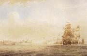 Nicholas Pocock The British Fleet china oil painting reproduction